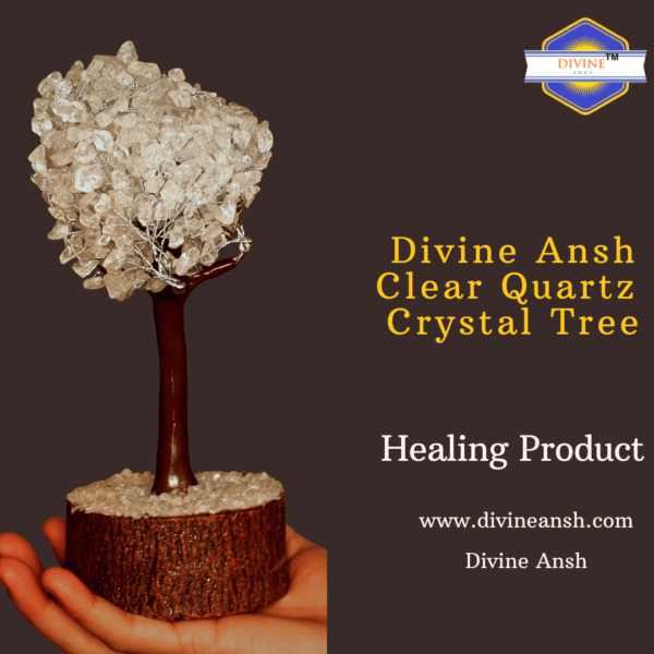 Divine Ansh Clear Quartz Crystal Tree